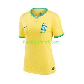 Tenue Brésil Féminine Domicile World Cup 2022 Maillot de Foot